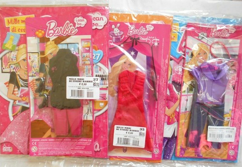 Lotto abiti barbie i - 3, can