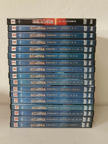 Lotto 17x dvd battlestar - 17x,