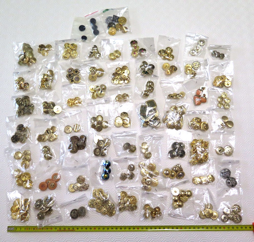 Lotto 300 bottoni plastica - lotto,