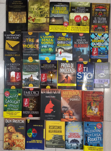 Lotto libri thriller - 27,